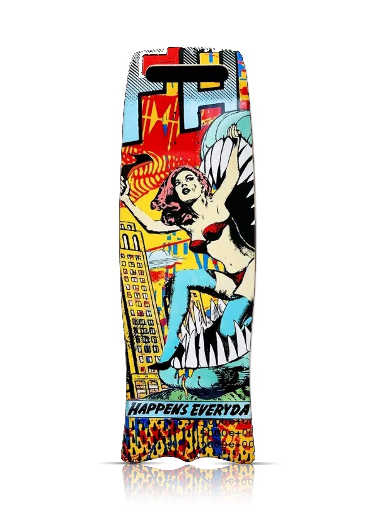 FAILE x Beyond the Streets 'Dino Girl' (2019) Rare Skateboard Deck: 'Dino Girl' by Faile, 2019Limited Edition Skateboard deck collab. with Beyond the Streets.9.75 x 30 InchesScreen print on 7-ply H