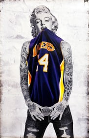 ARTIFICIAL INTELLIGENCE 'Lakers Marilyn' (2020) Offset Lithograph Poster