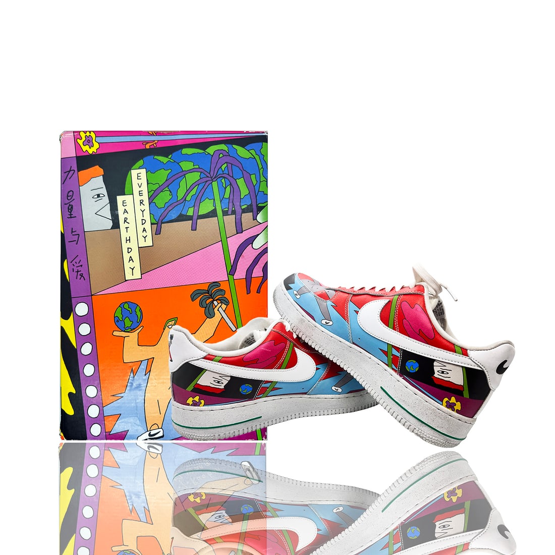 NIKE 'Air Force One: Flyleather (Ruohan Wang Ed.)' (2020) QS Release Sneakers w/Box (1 of 17)