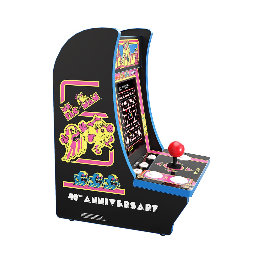 ARCADE 1UP 'Ms. Pac-Man' (2021) Counter-Cade Arcade Game (1 of 8)