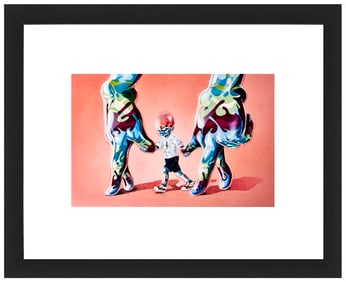 FLOG 'Hand in Hand' (2025) Original Framed Show Card