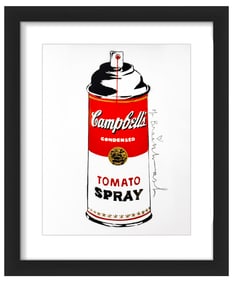MR. BRAINWASH 'Campbell's Spray Can' (2008) Framed Photo Print