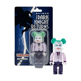 DARK KNIGHT RISES x Be@rbrick 'The Joker' (2012) NYCC Exclusive 100% Vinyl Art Figure NIP