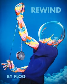 FLOG 'Rewind' (2023) Hand-Signed Limited Exhibition Catalog (#AP/100)