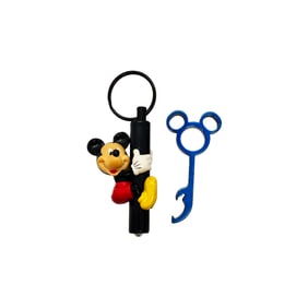 DISNEY 'Mickey Mouse' (1990-2000) Flashlight Keyring/Bottle Opener