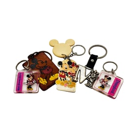 DISNEY 'Mickey and Minnie Mouse' (1980-2000) Assorted Keychains
