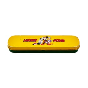 DISNEY 'Mickey Mouse' (1978-1982) Vintage Metal Pencil Case