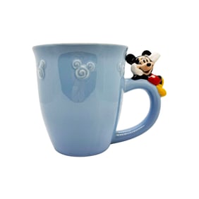 DISNEY 'Mickey: Character Handle/Swirl Logo' (1999-2001) Collectible Coffee Mug