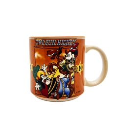 DISNEY 'Two Gun Mickey' (1983-1984) Collectible Coffee Mug