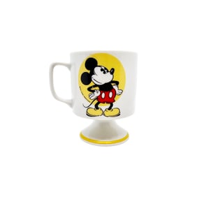 DISNEY 'Mickey Mouse Pedestal-Style' (1979-1980) Vintage Collectible Coffee Mug