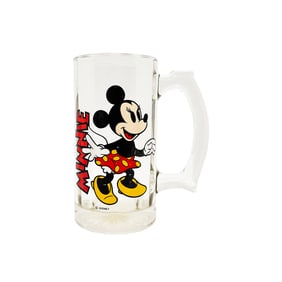 DISNEY 'Minnie Mouse' (1970-1980) Collectible Glass Beer Mug