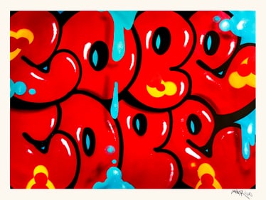 COPE2 x Signari + PMV 'Dripping Tags' (2025) Giclee Print