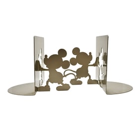 DISNEY 'Mickey Mouse' (1990-2000) Metal Silhouette Bookends