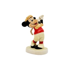 DISNEY 'Mickey Mouse Golf' (1980-1990) Ceramic/Porcelain Statue