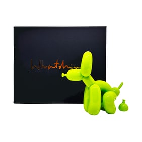 WHATSHISNAME 'POPek Mini' (2025) Resin Balloon Dog Figure (green)*