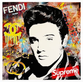 AGENT X 'Elvis: Suspicious Conversation' (2022) Giclêe Print