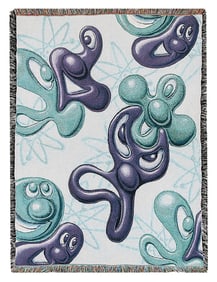 KENNY SCHARF 'Woven Blanket' (2025) Limited Edition 100% Cotton Throw