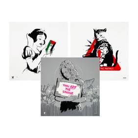 ZEDSY 'Bethlehem' (2017) Rare 3-Print (Dismaland) SET (#180/200)