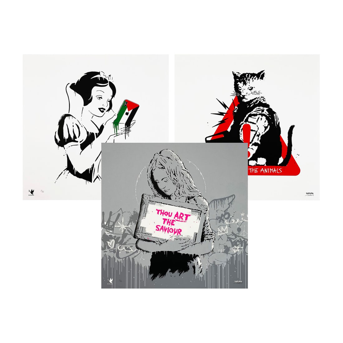 ZEDSY 'Bethlehem' (2017) Rare 3-Print (Dismaland) SET (#180/200) (1 of 20)