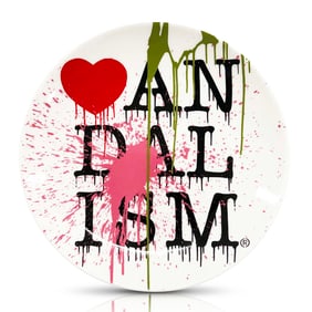 NICK WALKER 'Vandalism' (2015) Royal Doulton LE Collectible Plate