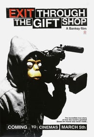 BANKSY 'Exit Through the Gift Shop' (2010) Reproduction Oversized Display Poster