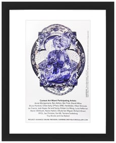 HANDIEDAN 'Torus in Blue Ceramics' (2023) Original Framed Show Card
