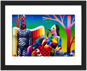 OKUDA 'World Can't Fly Without the Shaman' (2017) Framed Show Card
