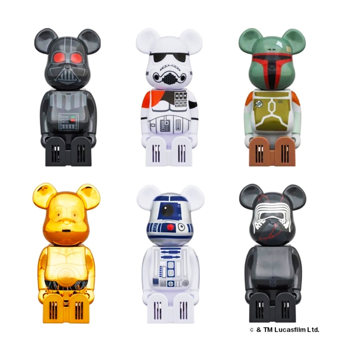 STAR WARS x Be@rbrick 'Cleverin Blind Box' (2016) Rare 200% Designer Art Figure (1 of 20)