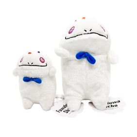 TAKASHI MURAKAMI x Kaikai Kiki 'Fuwa Fuwa Shacho' (2006) Plush Hand Puppet Set