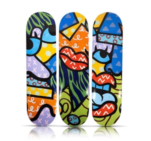 SHEEFY x 1xRUN 'Sk8 Triptych' (2022) Skateboard Deck Set
