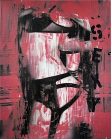 UNKNOWN 'SEXY' (2008-2015) Gallery-Wrapped Giclee on Canvas
