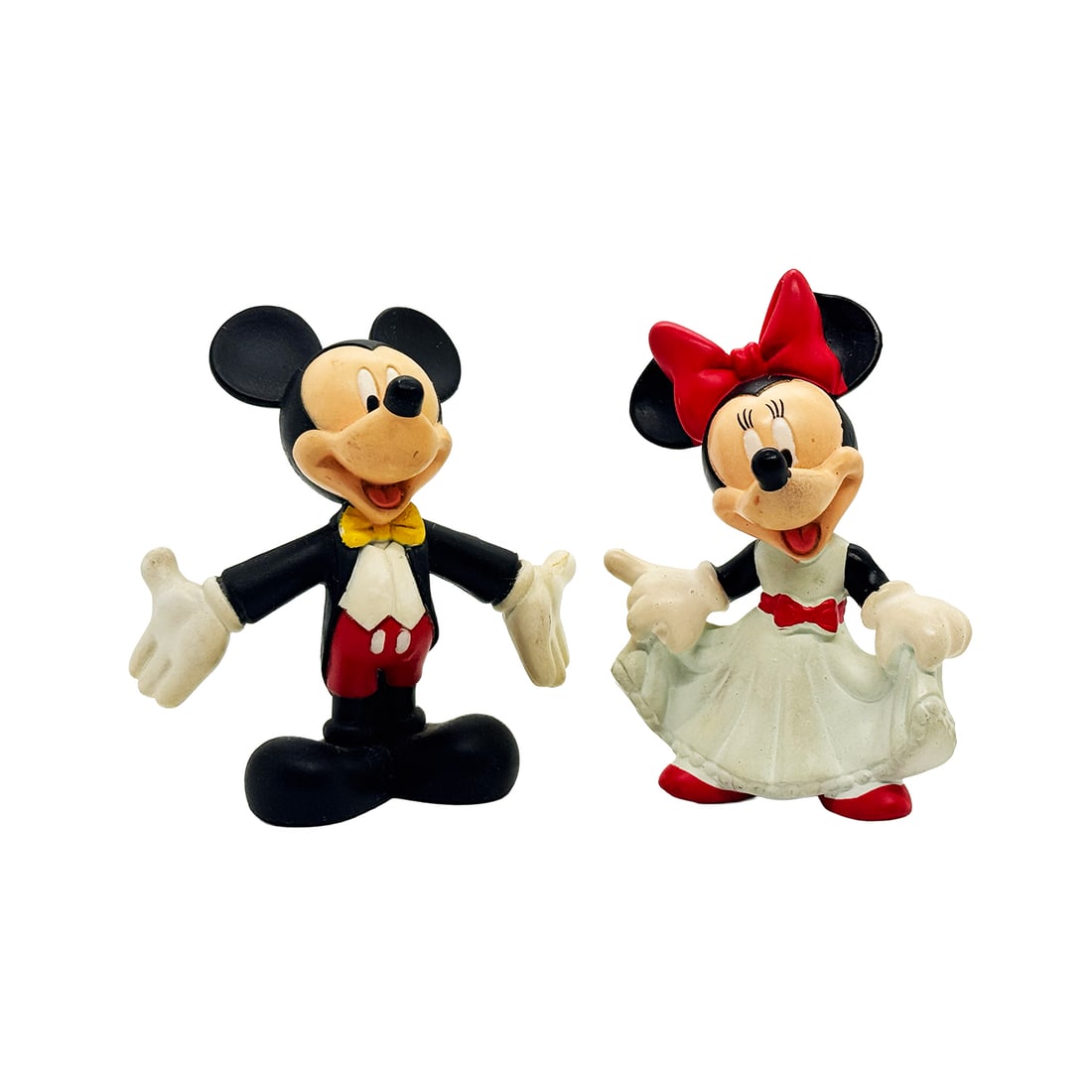 DISNEY 'Mickey & Minnie Formal' Molded Plastic Figurine Set (1) (1 of 3)