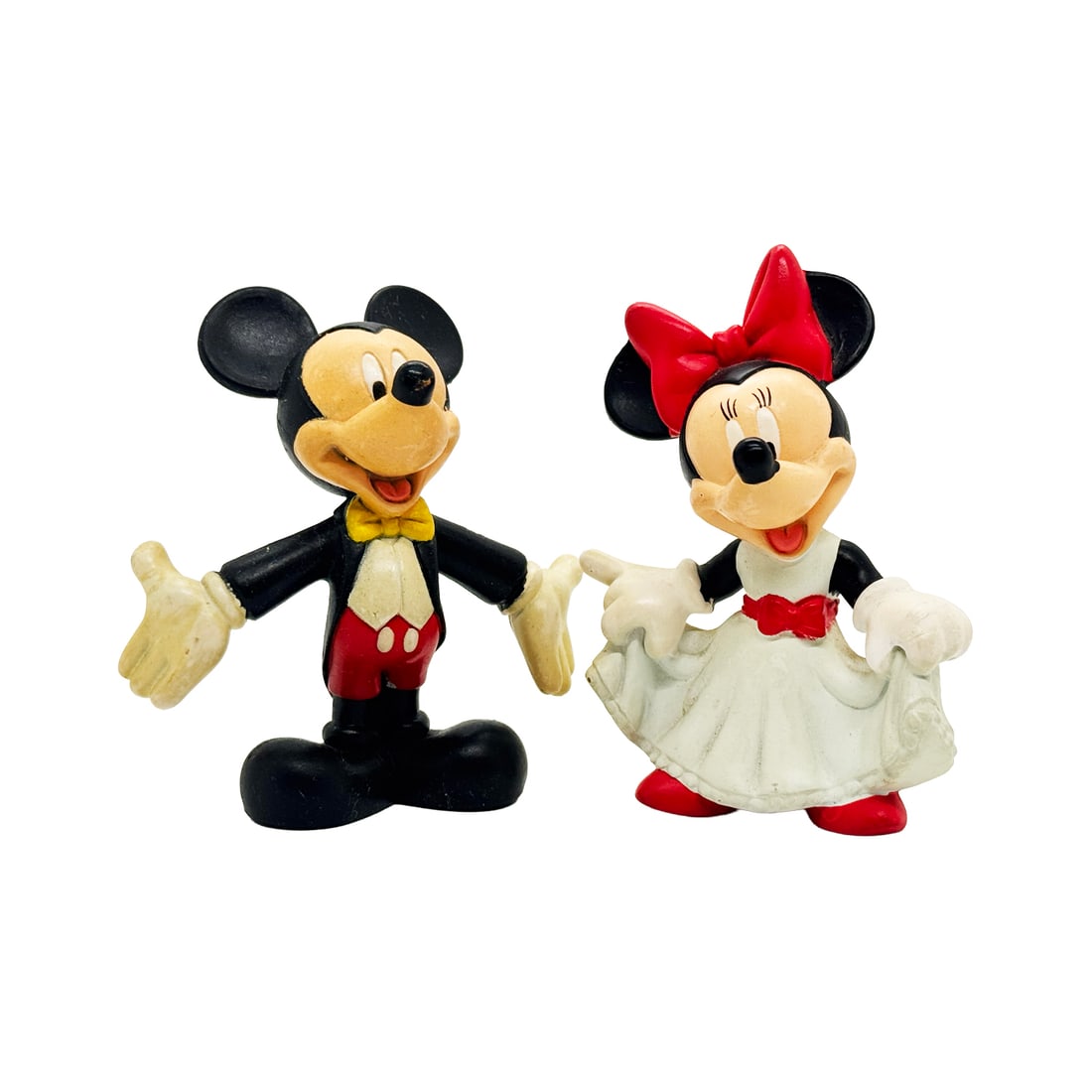 DISNEY 'Mickey & Minnie Formal' Molded Plastic Figurine Set (2) (1 of 3)