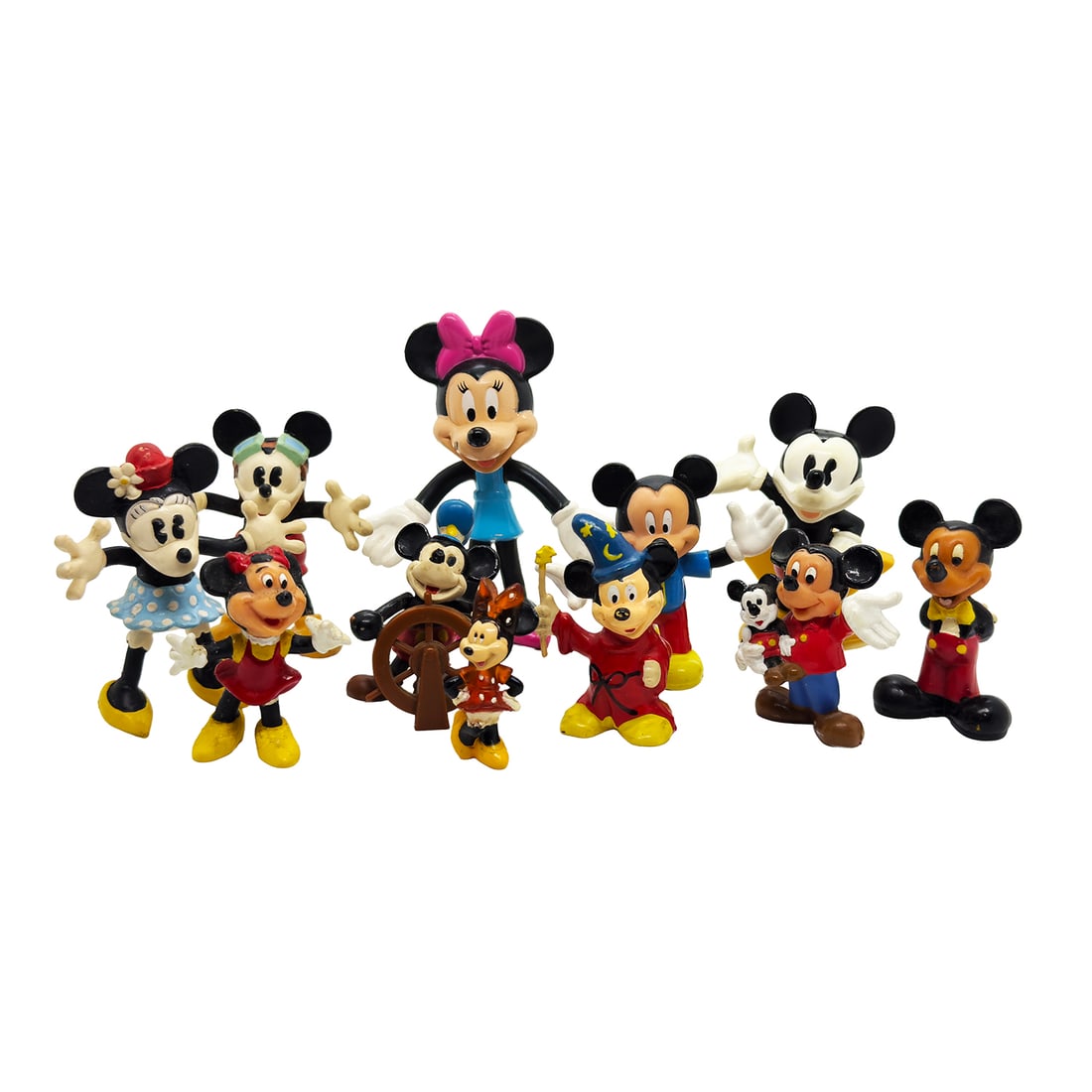 DISNEY 'Mickey & Minnie Mouse' Rubber Figurine Collection (11 items) (1 of 5)