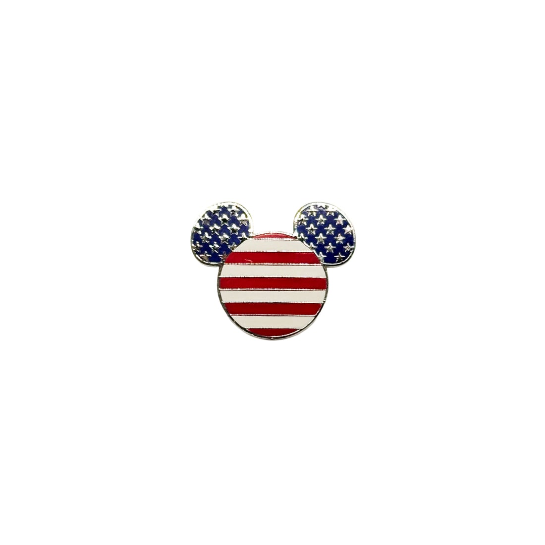 DISNEY - Collectible Park Pins - 'Mickey Mouse' (1990-2000) American Flag Ears (1 of 3)