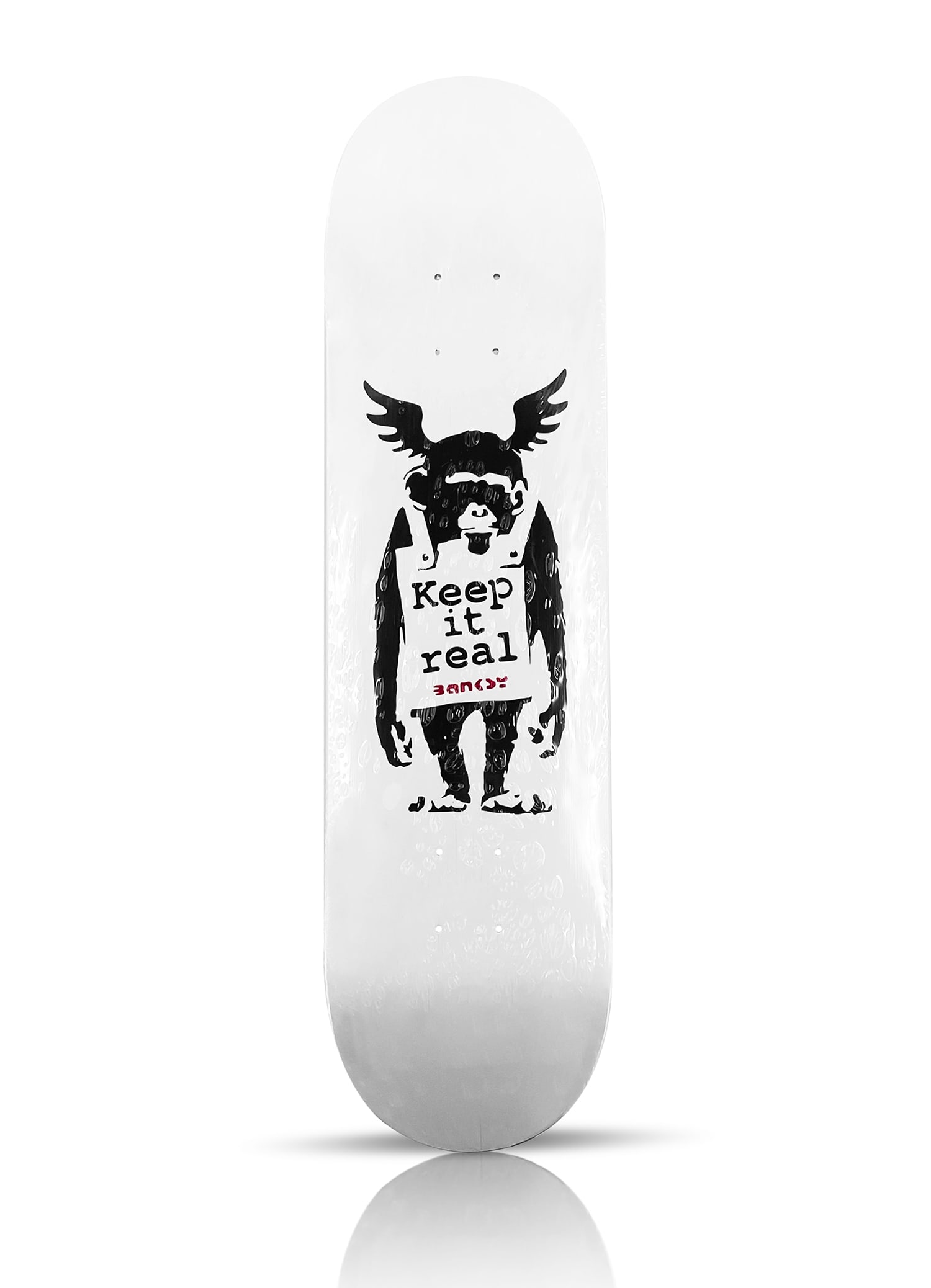 BANKSY (after) x MOCO 'Keep it Real' (2020) Skateboard Deck (1 of 3)