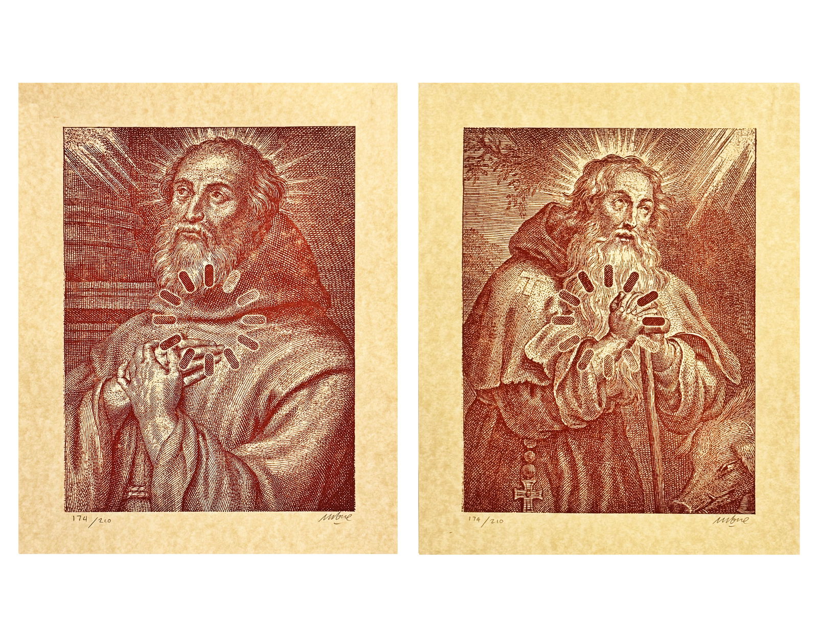 IMBUE 'Waiting for God' (2025) Screen Print Set (1 of 20)