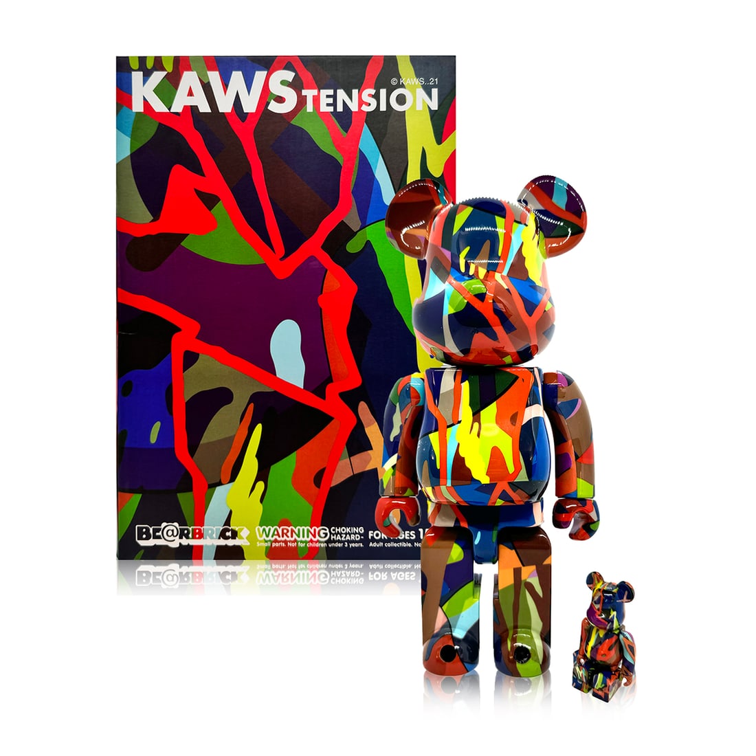 KAWS x Be@rbrick 'Tension' (2021) Designer Art Figure Set (1 of 10)