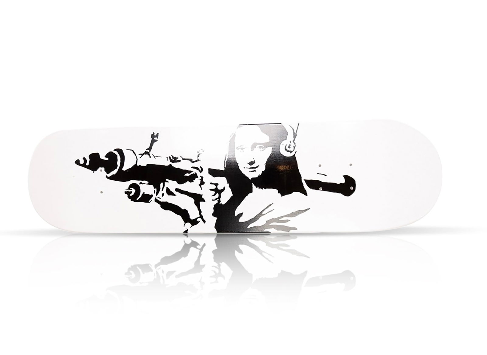 BANKSY x Brandalism 'Mona Launcher' (2019) Skateboard Deck (1 of 3)