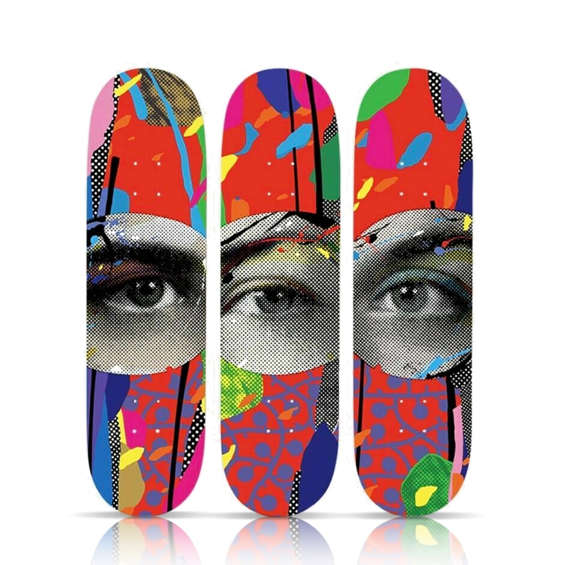 PAUL INSECT 'I See 1, 2 and 3' (2020) RARE Skateboard Deck Set (triptych) (1 of 6)
