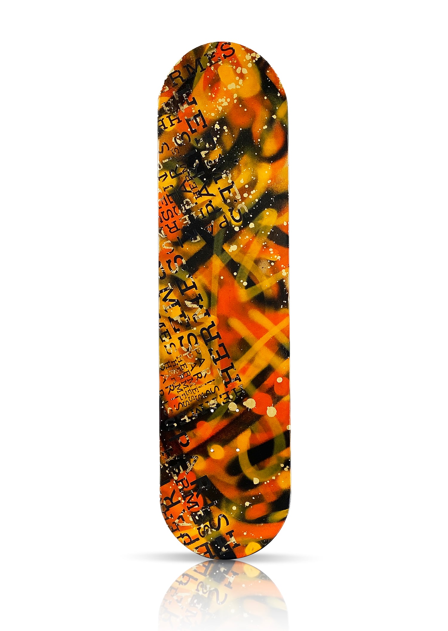 THIS IS NOT A TOY 'Herm?s Vandal' (2020) Hand-Painted Original Skateboard Deck (1 of 3)