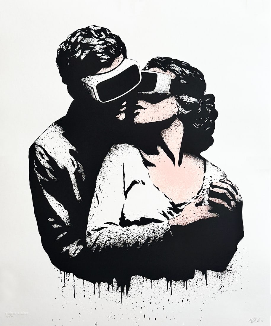 FAKE 'Disconnected' (2025) Hand-Finished Screen Print w/COA (1 of 14)