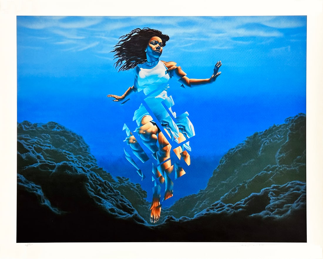 JAMES BULLOUGH 'Pania of the Reef' (2017) RARE Giclee Print (AP): 'Pania of the Reef' by James Bullough, 2017 Rare Artist Proof from the sold out edition. 16 x 20 Inches 40.8 x 50.8 Centimeters Giclee print on 300gsm Italian Cold-Press Watercolor fine art paper