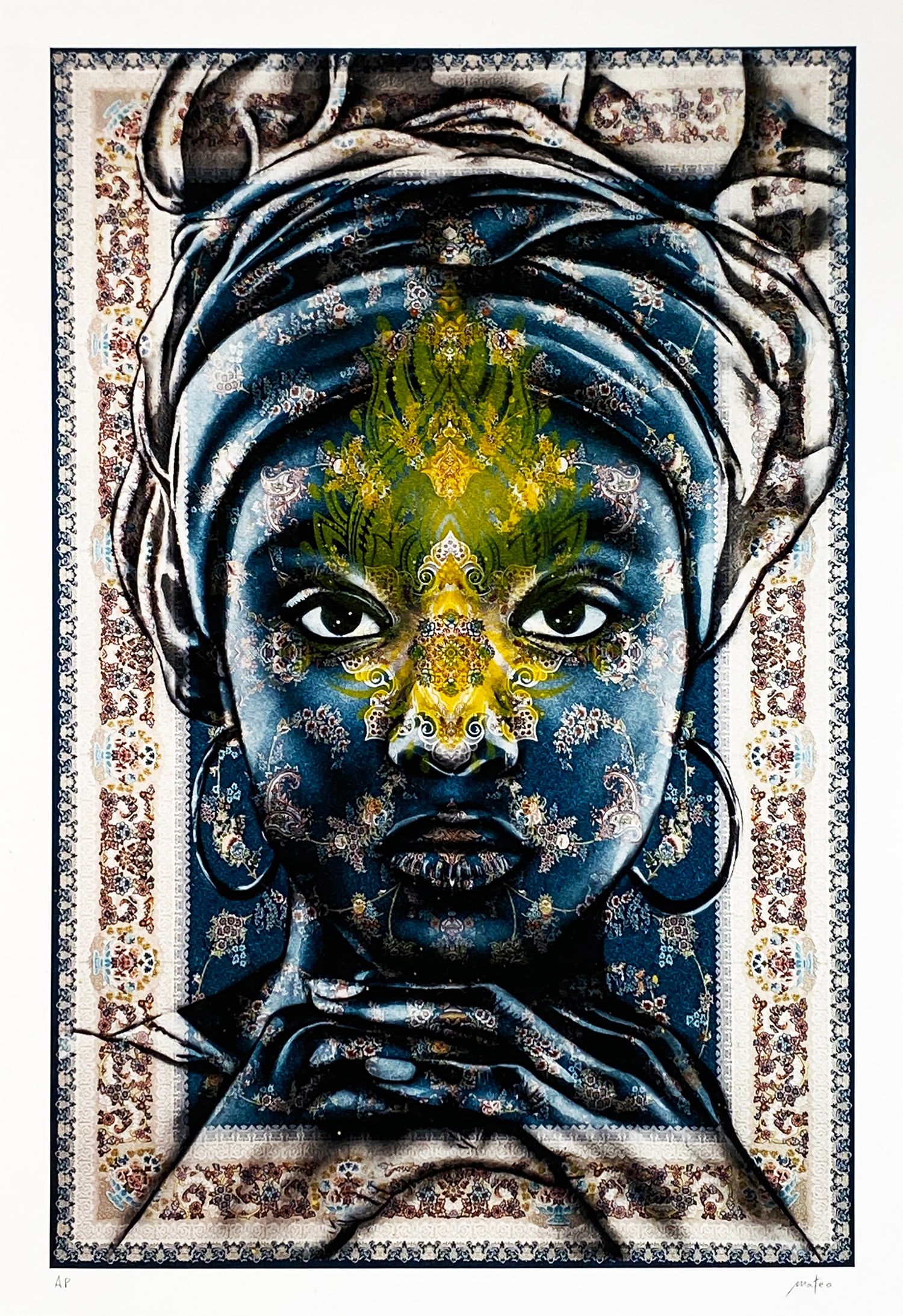 MATEO WALL PAINTER 'Seriya' (2021) RARE Hand-Embellished Giclée Print (AP) (1 of 10)