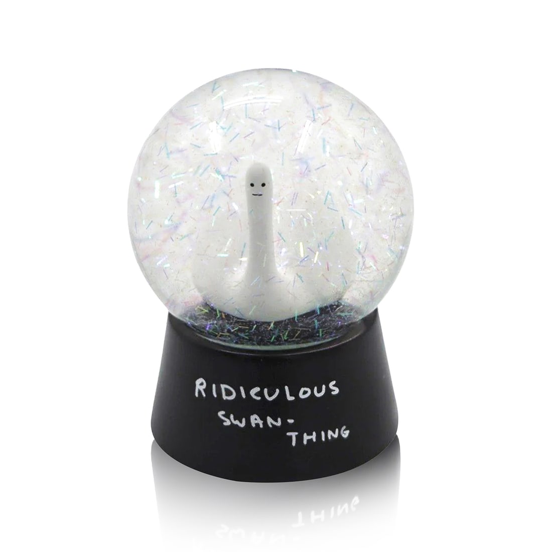 DAVID SHRIGLEY 'Ridiculous Swan-Thing' (2021) Collectible Snow Dome (1 of 9)