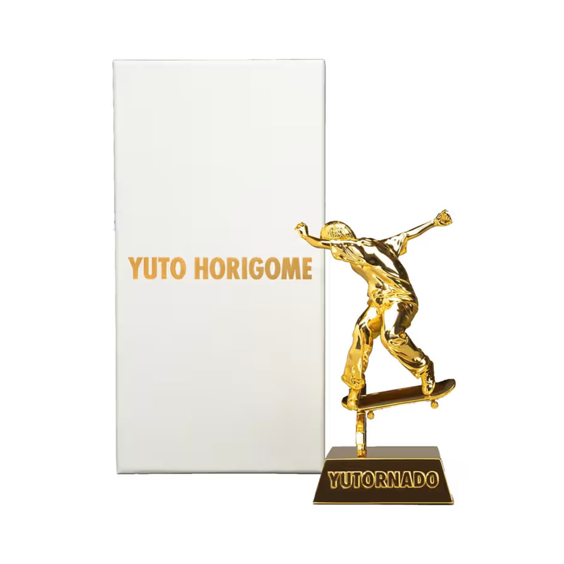 YUTO HORIGOME x ARR 'Yutornado' (2025) RARE Vinyl Designer Art Sculpture: 'Yutornado' by AllRightsReserved, Ltd., 2025 Spectacular new figure based on skateboarding star Yuto Horigome's Olympic GOLD medal winning move! Limited Edition sculpture collab. with Horigome