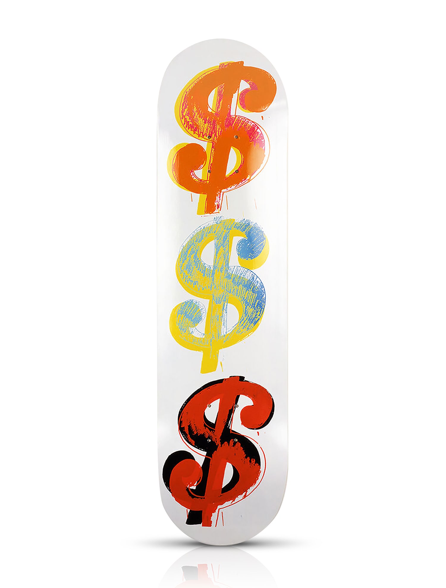 ANDY WARHOL 'Dollar Sign' (2022) Triptych Skateboard Deck Set - 4