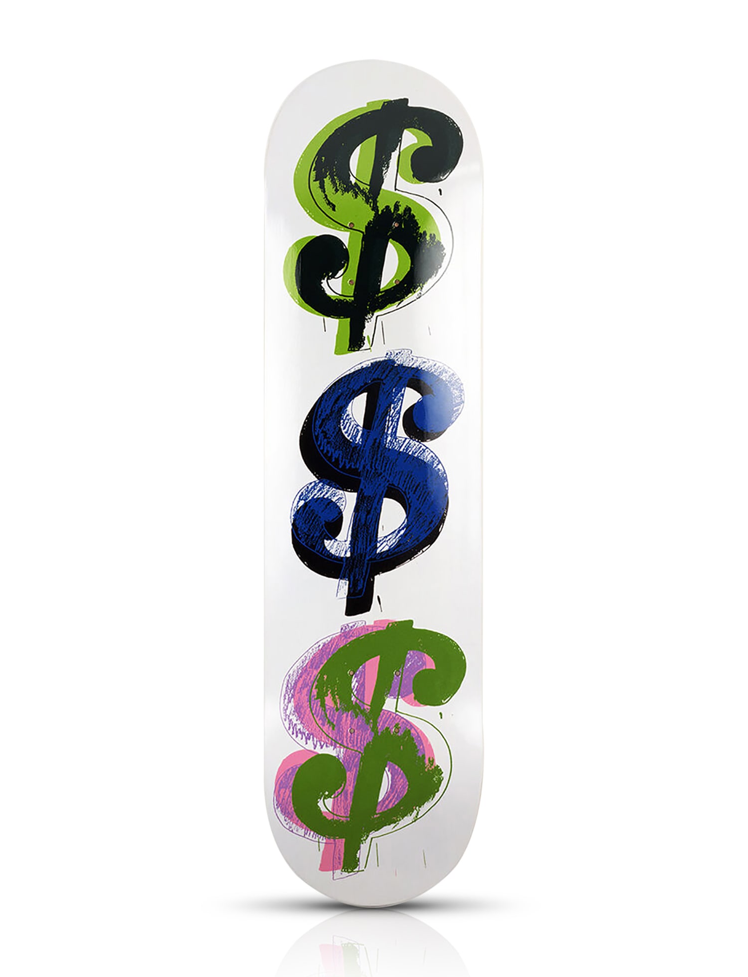 ANDY WARHOL 'Dollar Sign' (2022) Triptych Skateboard Deck Set - 5