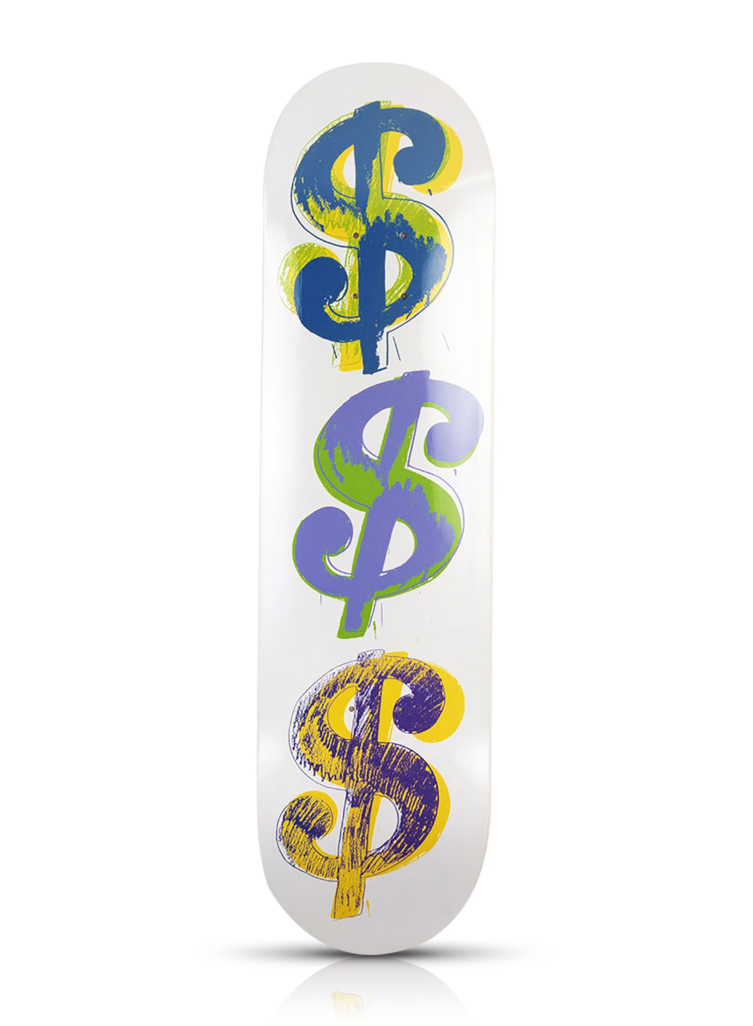 ANDY WARHOL 'Dollar Sign' (2022) Triptych Skateboard Deck Set - 6