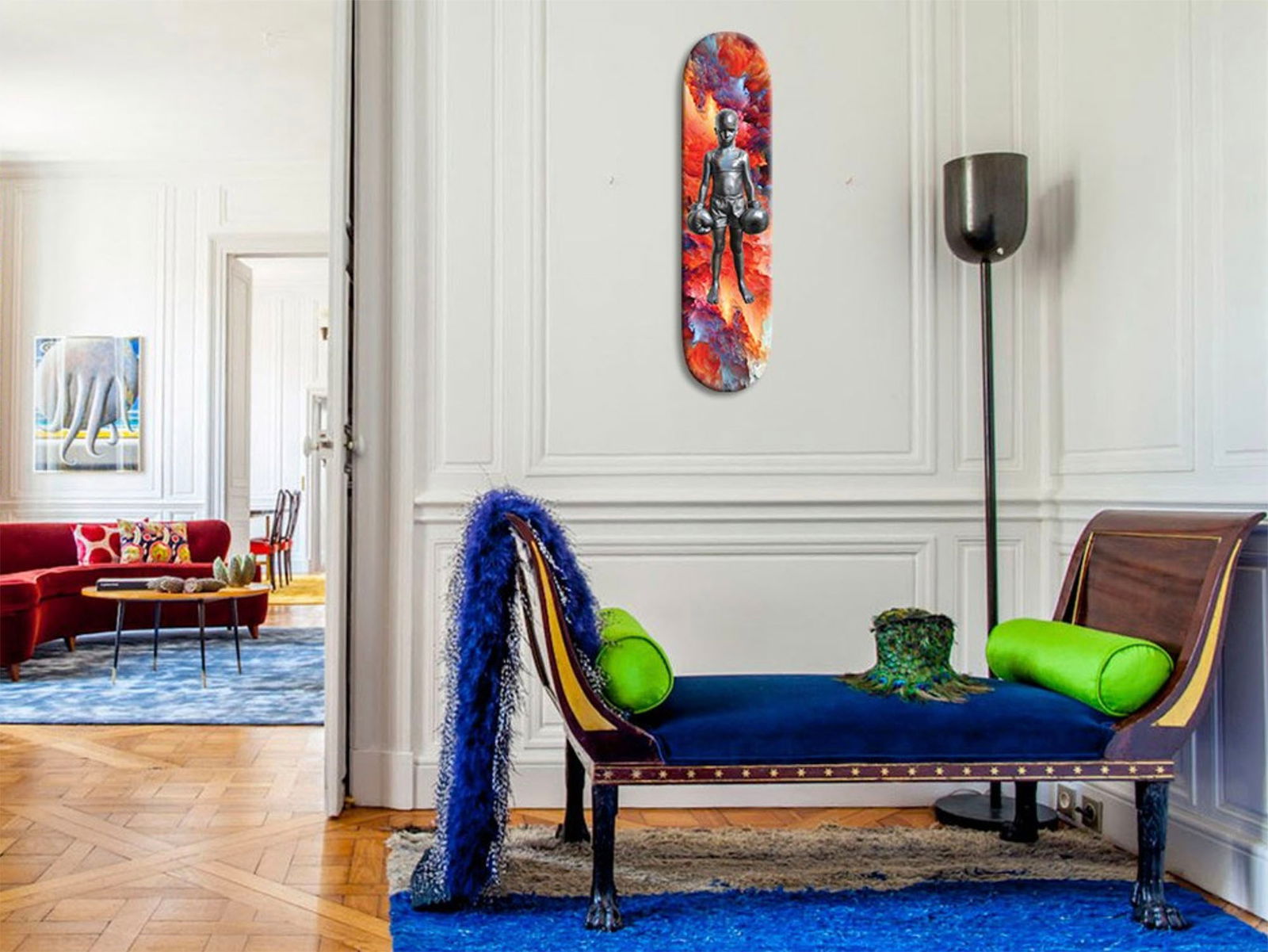 SCHOONY 'Prismatic Bruiser' (2019) Skateboard Deck - 2